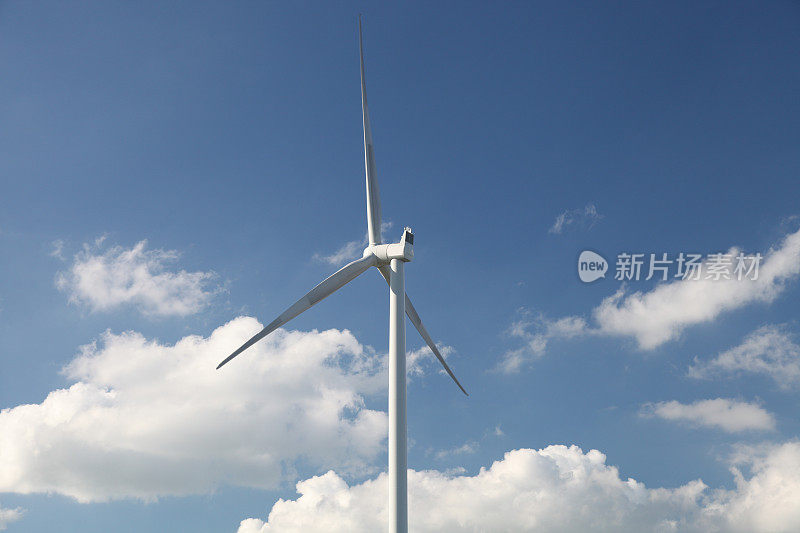 风力涡轮机可再生能源概念
