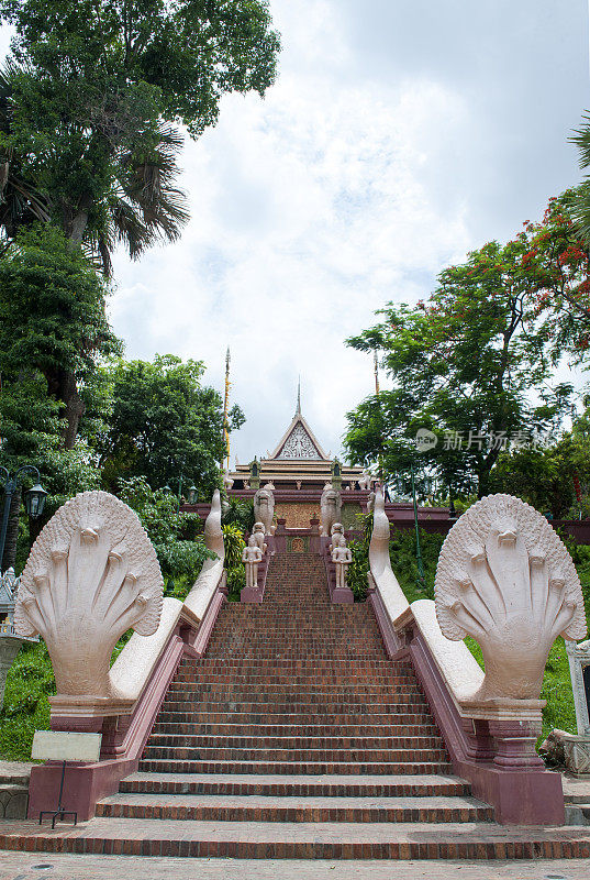 柬埔寨的金边寺