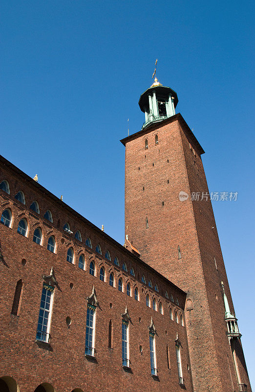 斯德哥尔摩-市政厅塔