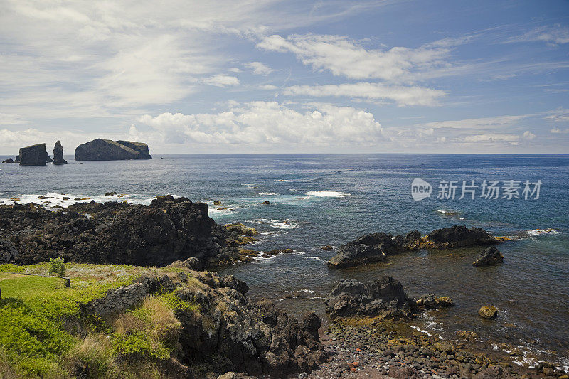 美丽的亚速尔群岛海景