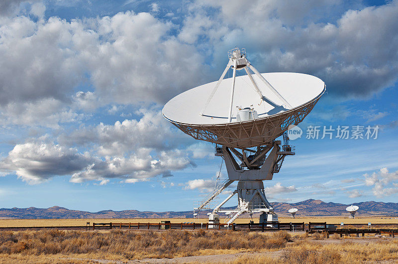 美国新墨西哥州的非常大的射电望远镜阵列。