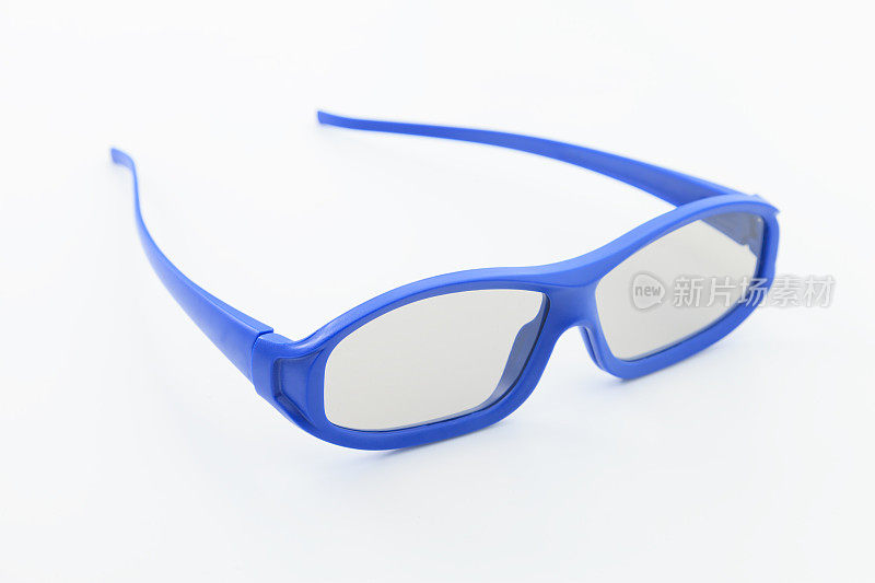 蓝色3D眼镜XXXL