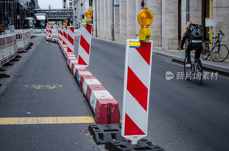 道路施工在柏林