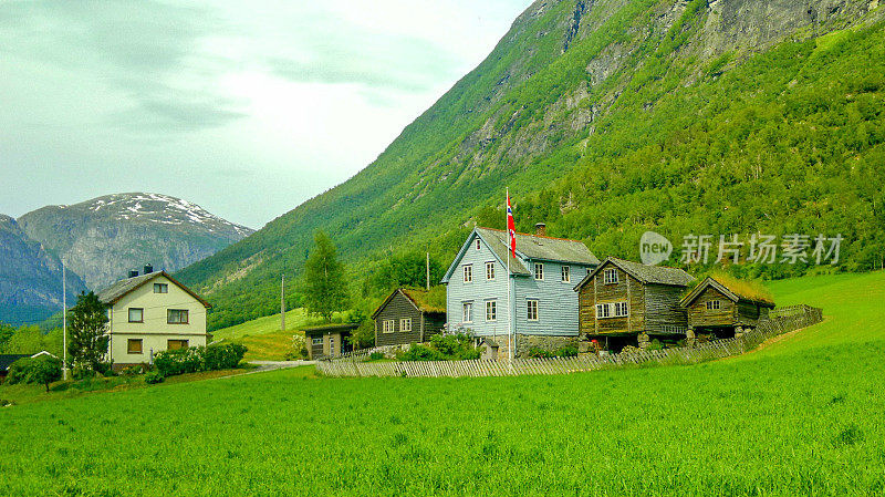 挪威奥尔登的阿尔卑斯农场建筑