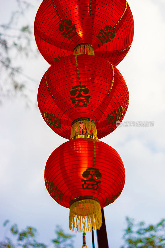 春节的红灯笼