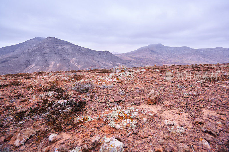 乌纳穆诺的纪念碑山顶景观-富埃特文图拉