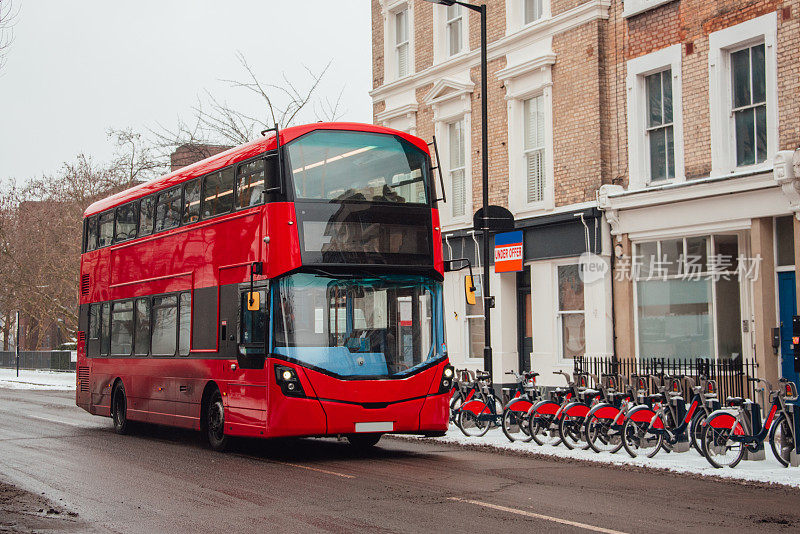 伦敦红色双层巴士