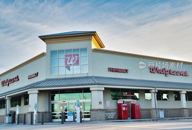 沃尔格林药店位于德克萨斯州休斯顿的班梅尔路。