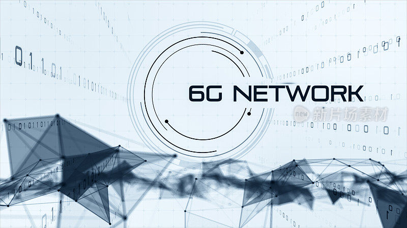 5G和AI技术，全球通信网络概念。