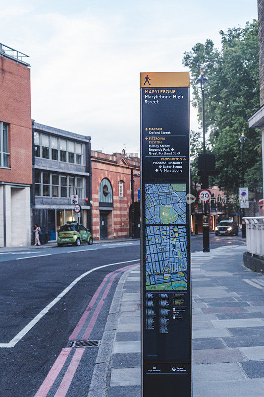 伦敦Marylebone高街的城市规划