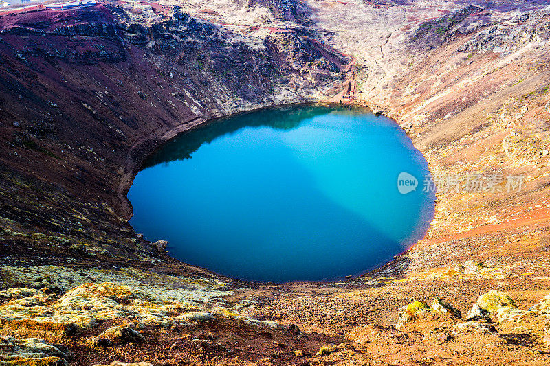 冰岛火山坑