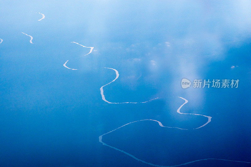 蜿蜒流过亚马逊雨林的河流