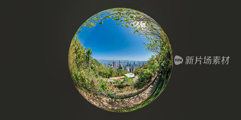 香港山顶360景