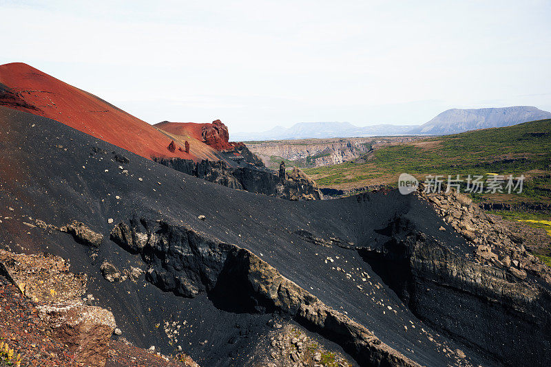 多彩的火山景观