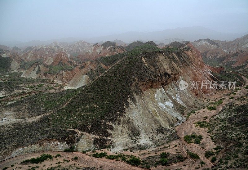 中国甘肃张掖丹霞地貌地质公园