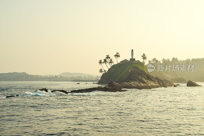 斯里兰卡海岸的美景