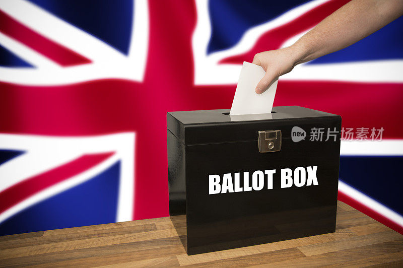 选举投票投票箱英国