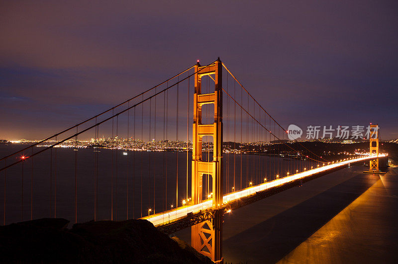 金门大桥夜景