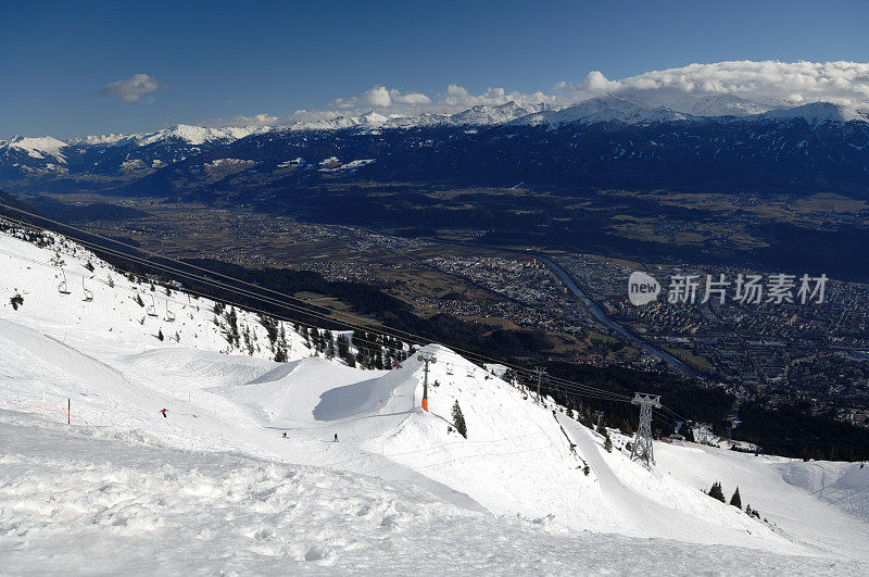 奥地利因斯布鲁克滑雪道