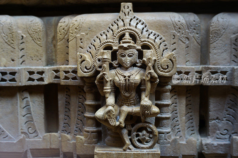 耆那教的神殿的偶像