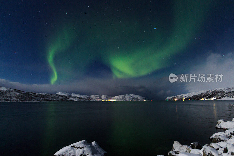 挪威特罗姆瑟的北极光——极光