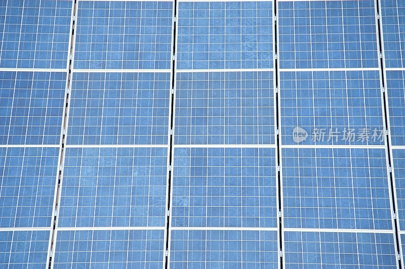 太阳能电池板的背景