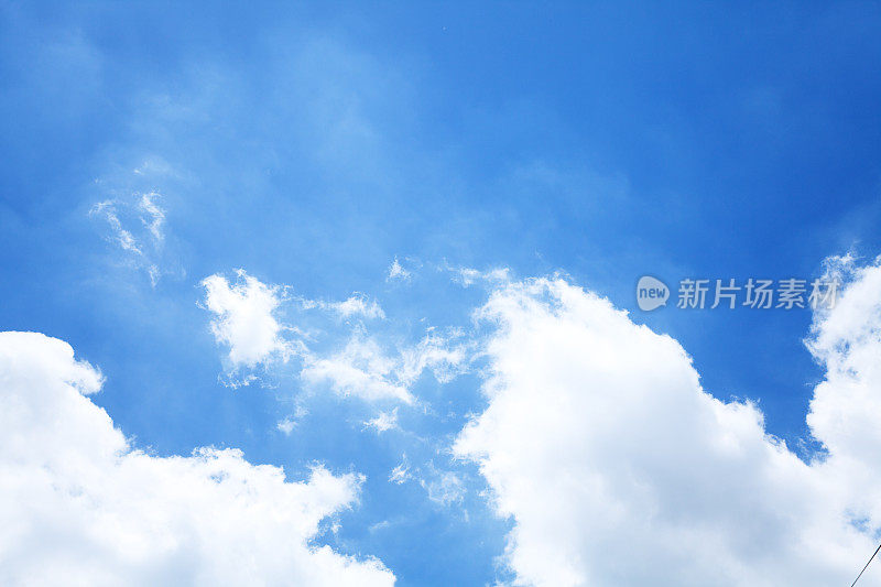白云和蓝天