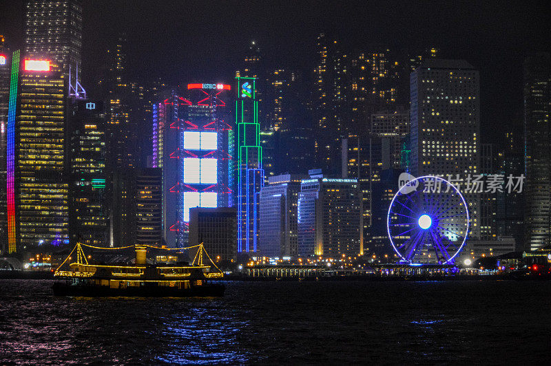 香港城市夜景