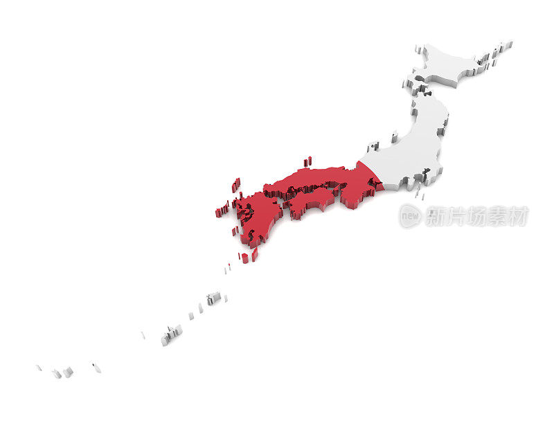 日本的地图