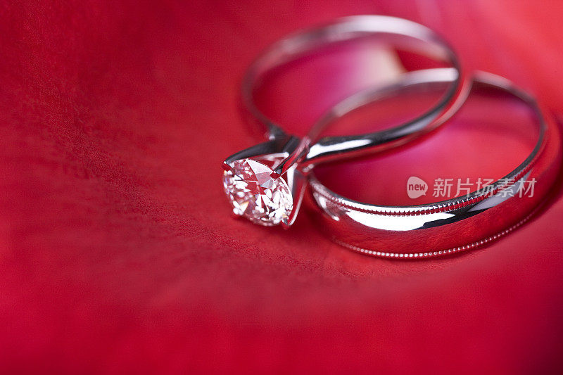 红玫瑰&钻石戒指(XL)