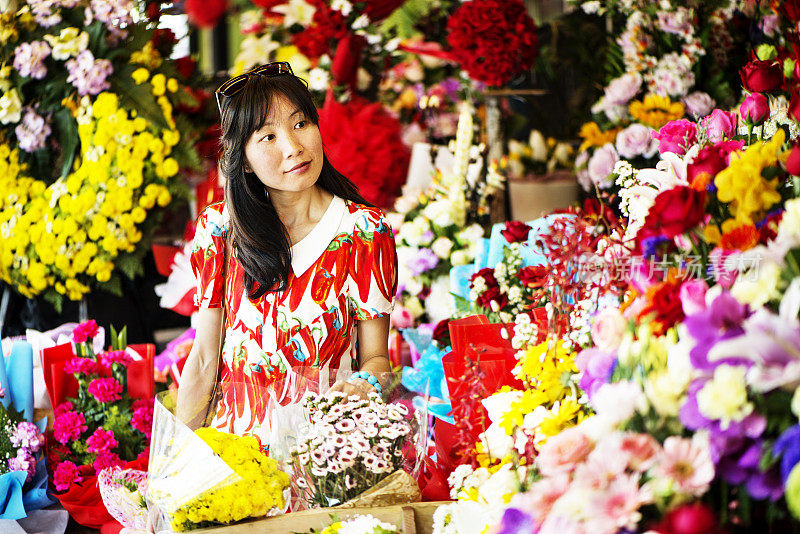 花市中国游客