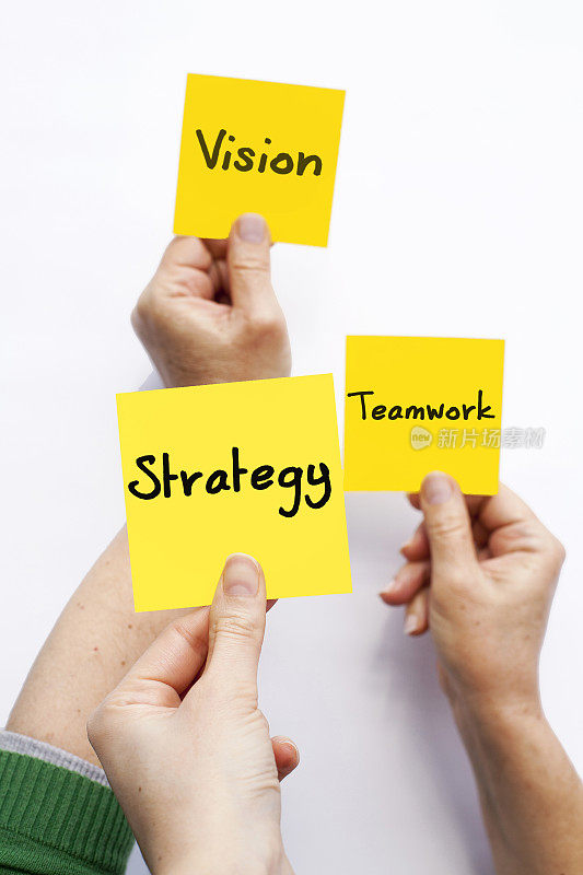 愿景-团队合作-战略