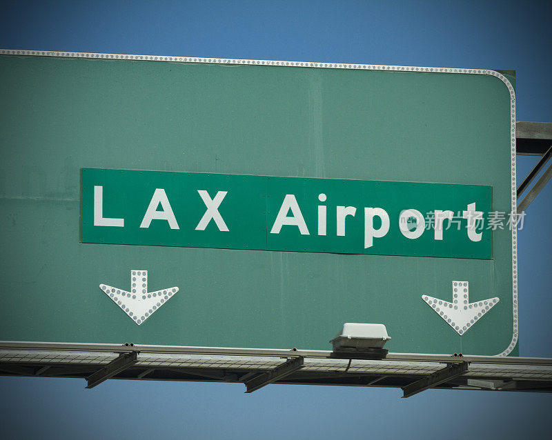 洛杉矶机场高速公路标志