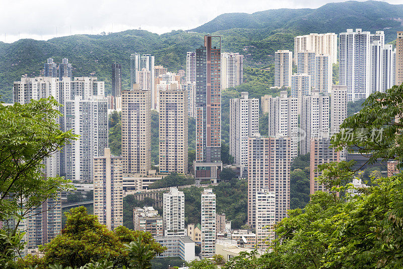 港岛，九龙，香港公寓大厦