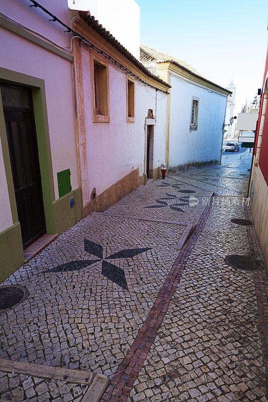 葡萄牙拉各斯狭窄的后街