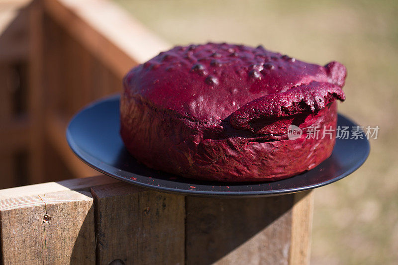 烤红丝绒蛋糕