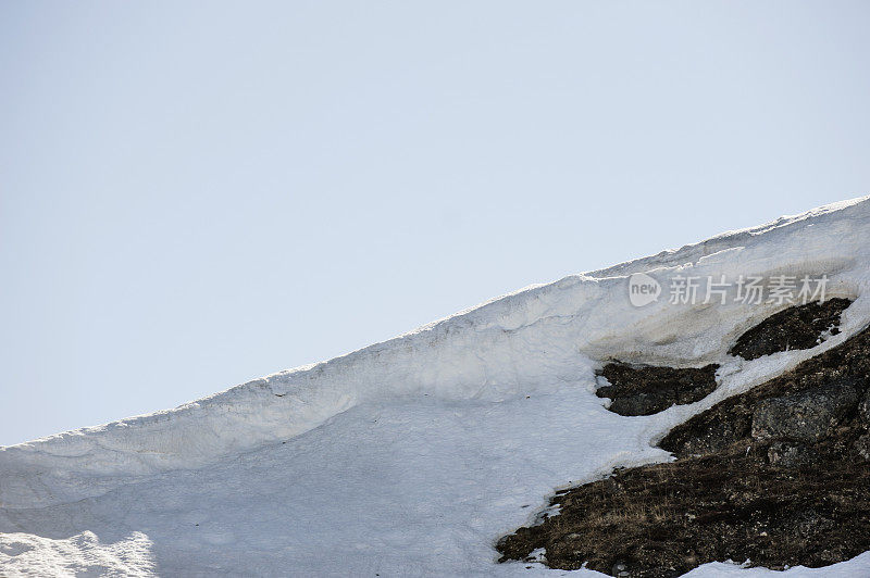 雪脊，加拿大北极的努勒维特。