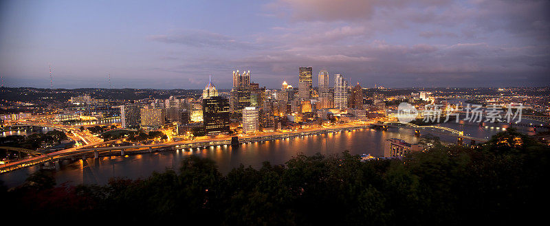 宾夕法尼亚州匹兹堡全景图
