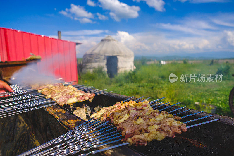 羊肉烤腌羊肉串