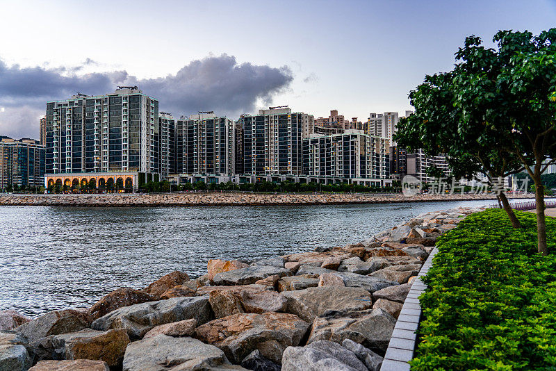 香港将军澳的高层住宅大厦