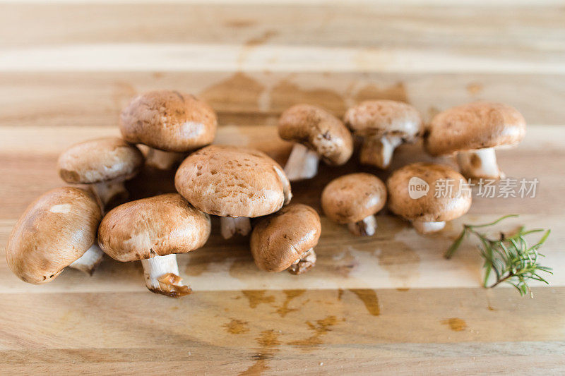 湿宝宝贝拉蘑菇木切板