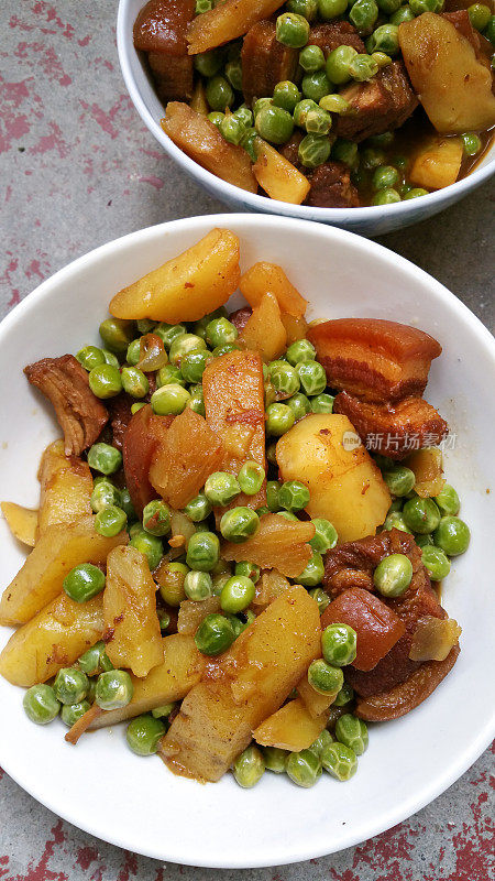中国菜:牛肉和土豆