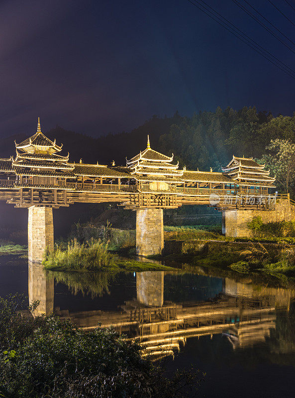 中国三江城阳风雨桥