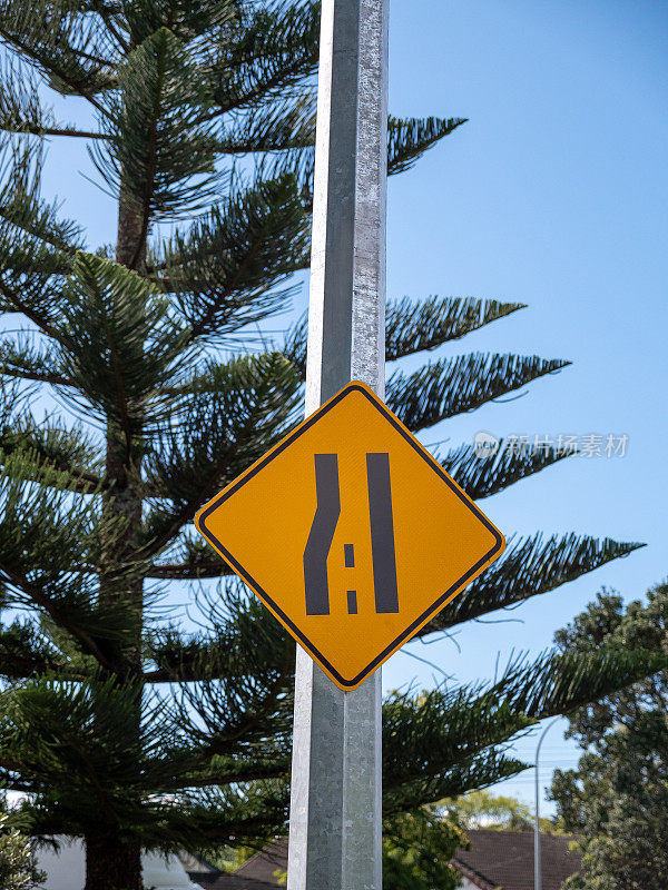 道路狭窄的迹象