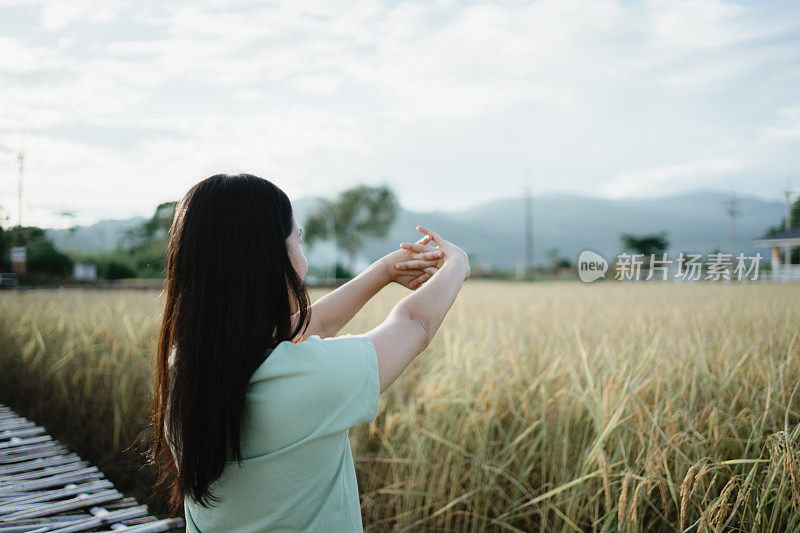 享受着乡村美景的生活。