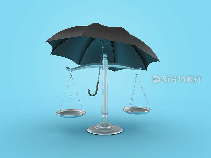 带伞的法定体重秤