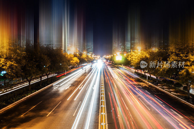 城市夜间交通状况