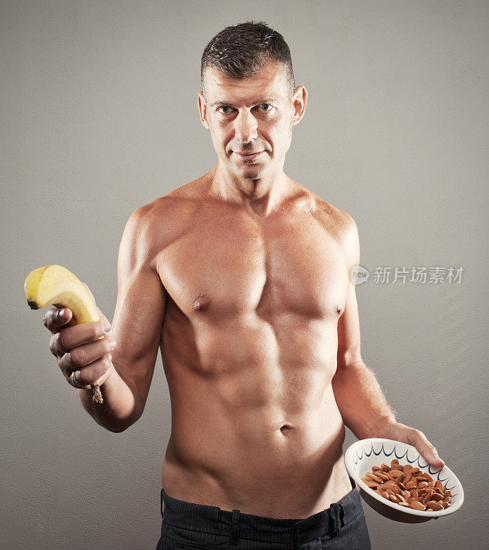 吃镁:香蕉和杏仁