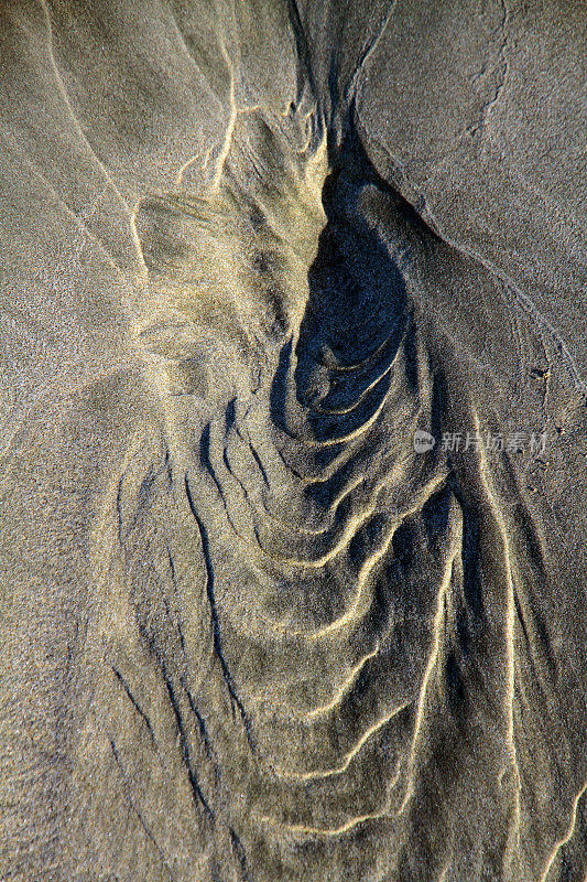 海滩漩涡