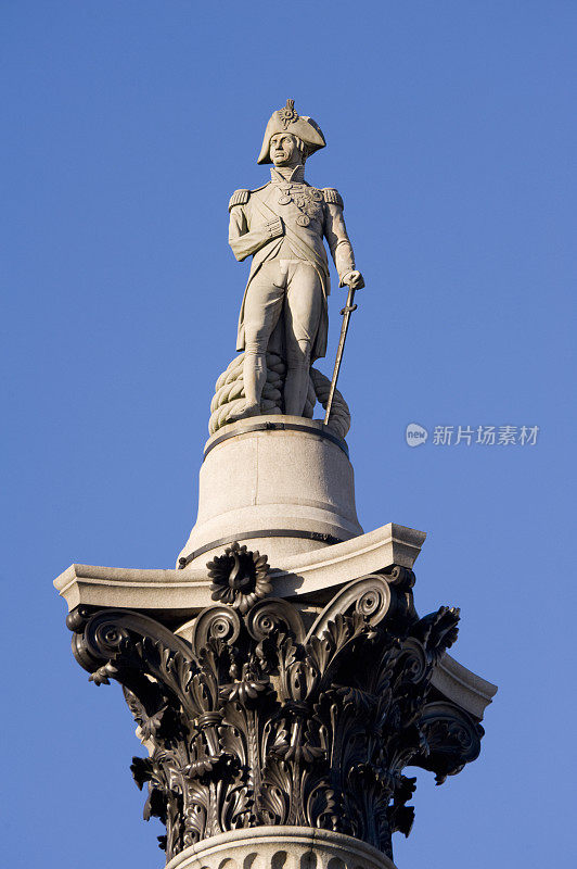 伦敦特拉法加广场纳尔逊勋爵的雕像